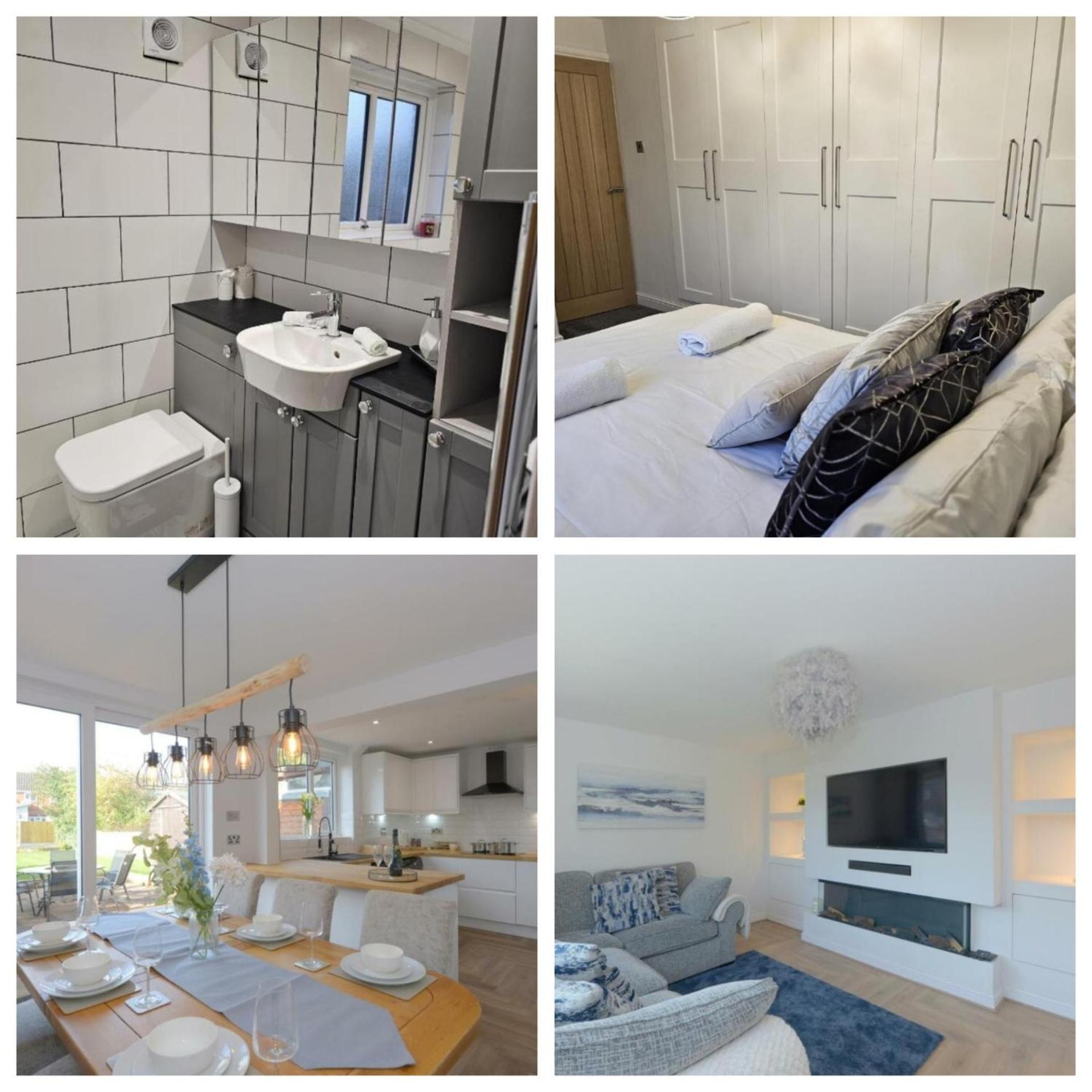 Modern 3 Bedroom Property With Free Driveway Parking By Shire Stays Shrewsbury Eksteriør bilde